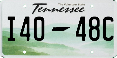 TN license plate I4048C