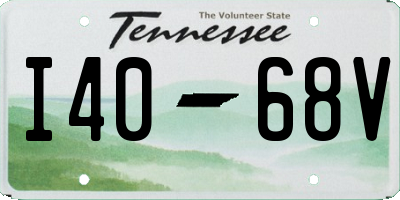 TN license plate I4068V