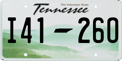 TN license plate I4126O