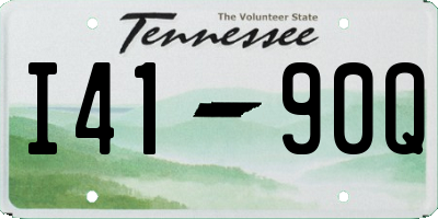 TN license plate I4190Q