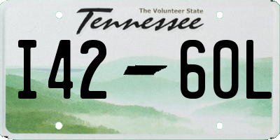 TN license plate I4260L