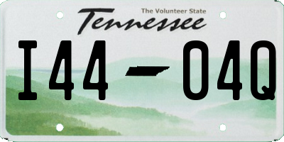 TN license plate I4404Q