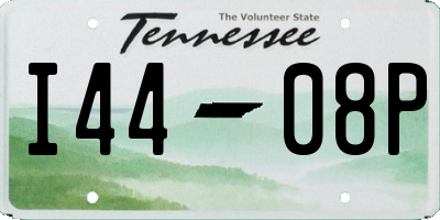 TN license plate I4408P