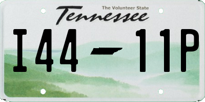 TN license plate I4411P