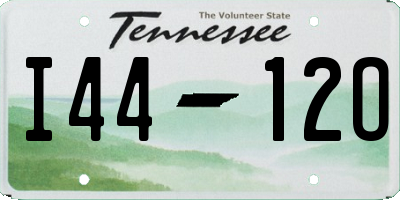 TN license plate I4412O