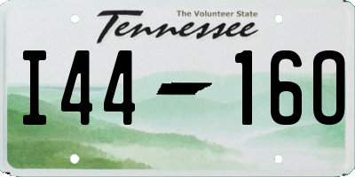 TN license plate I4416O