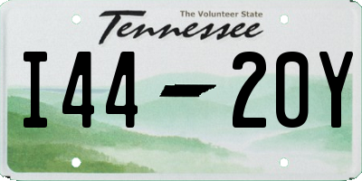 TN license plate I4420Y