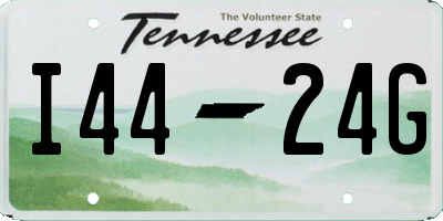 TN license plate I4424G