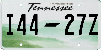 TN license plate I4427Z