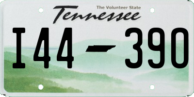 TN license plate I4439O