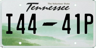 TN license plate I4441P