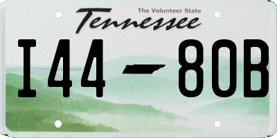 TN license plate I4480B