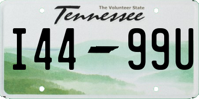 TN license plate I4499U