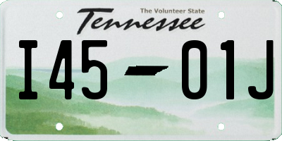 TN license plate I4501J