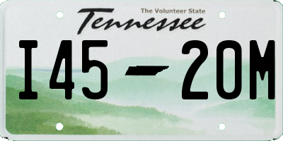 TN license plate I4520M