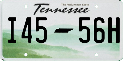 TN license plate I4556H