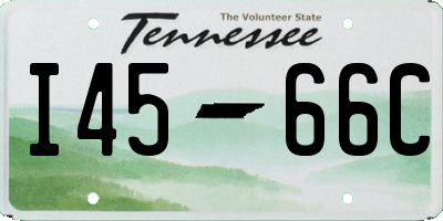 TN license plate I4566C