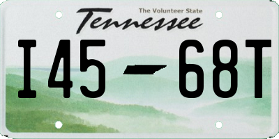 TN license plate I4568T