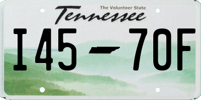 TN license plate I4570F