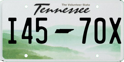 TN license plate I4570X
