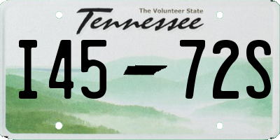 TN license plate I4572S