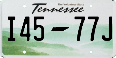 TN license plate I4577J