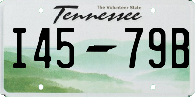 TN license plate I4579B