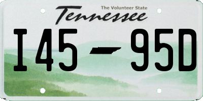 TN license plate I4595D