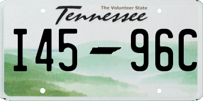 TN license plate I4596C