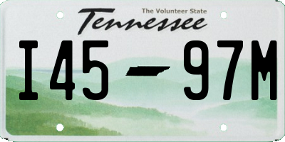 TN license plate I4597M
