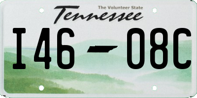 TN license plate I4608C