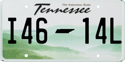 TN license plate I4614L