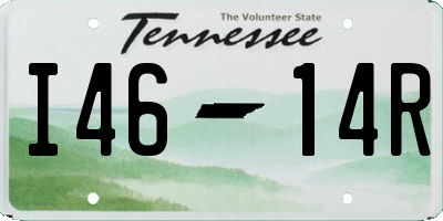 TN license plate I4614R