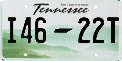 TN license plate I4622T