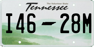 TN license plate I4628M