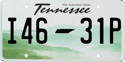 TN license plate I4631P