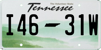 TN license plate I4631W