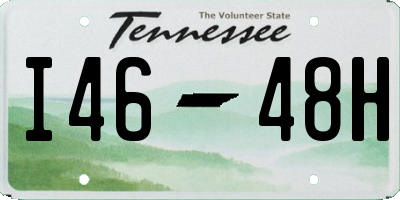 TN license plate I4648H