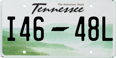 TN license plate I4648L
