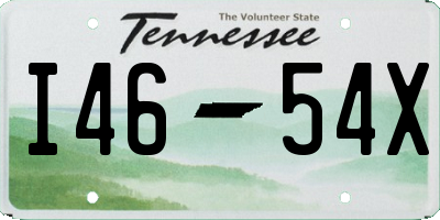 TN license plate I4654X