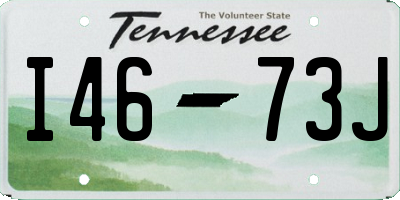TN license plate I4673J