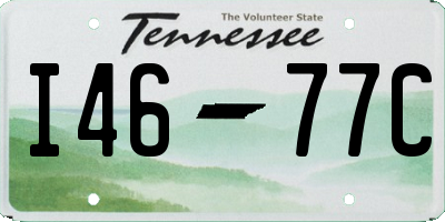 TN license plate I4677C