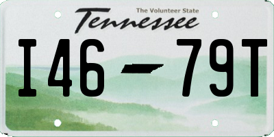 TN license plate I4679T