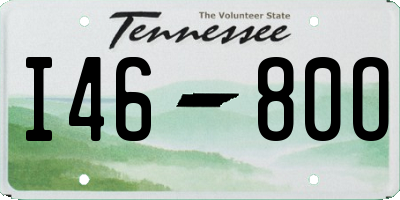 TN license plate I4680O