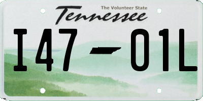 TN license plate I4701L