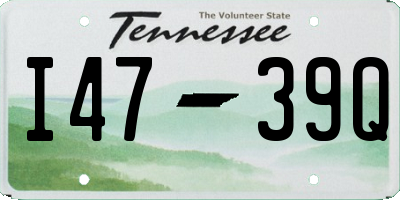 TN license plate I4739Q