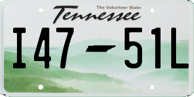 TN license plate I4751L