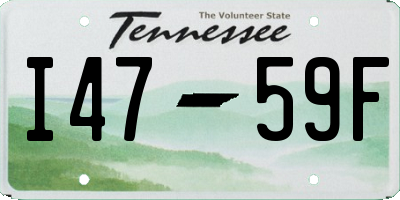 TN license plate I4759F