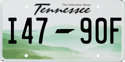 TN license plate I4790F