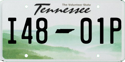 TN license plate I4801P